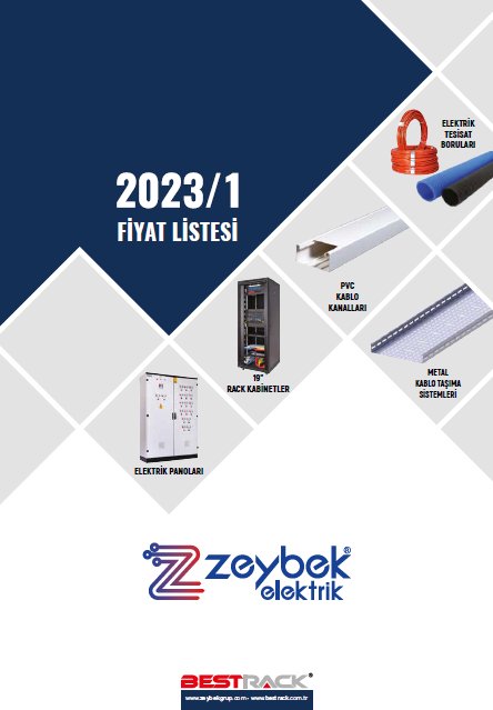 2023 ZEYBEK PRICE LIST